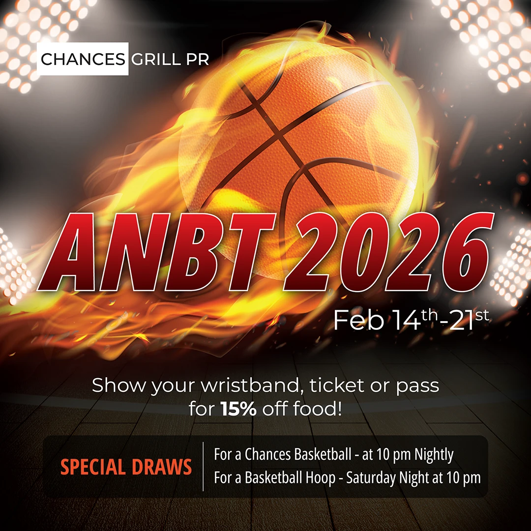 Chances Grill PR's ANBT 2026 promos
