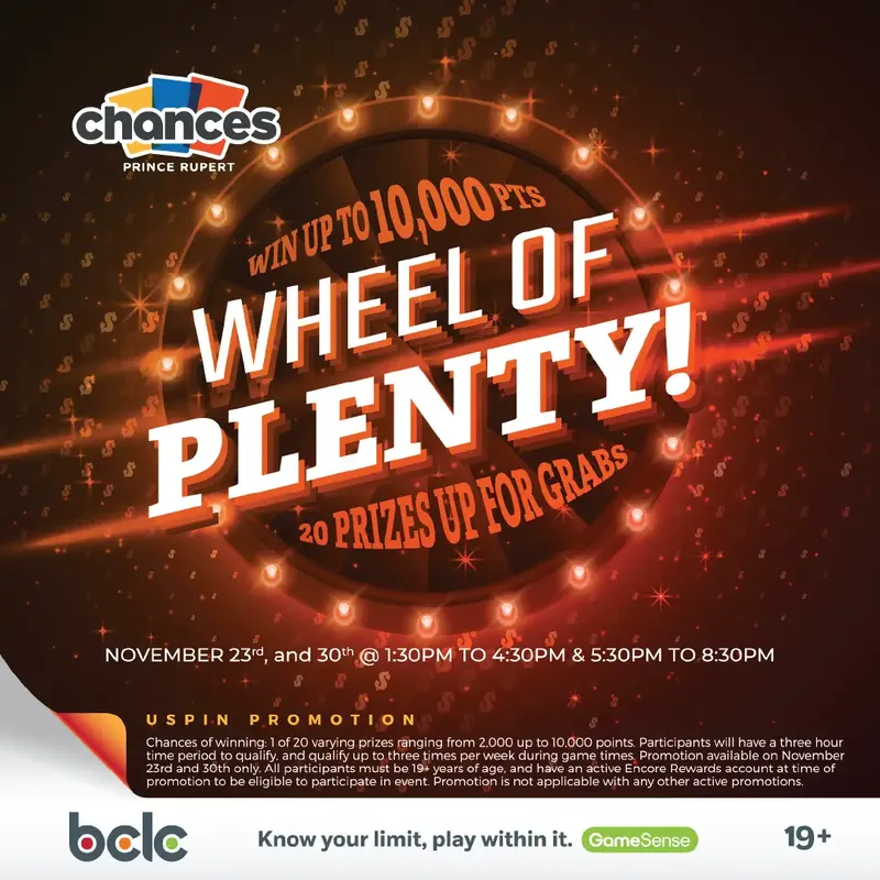 Wheel of Plenty Promotion