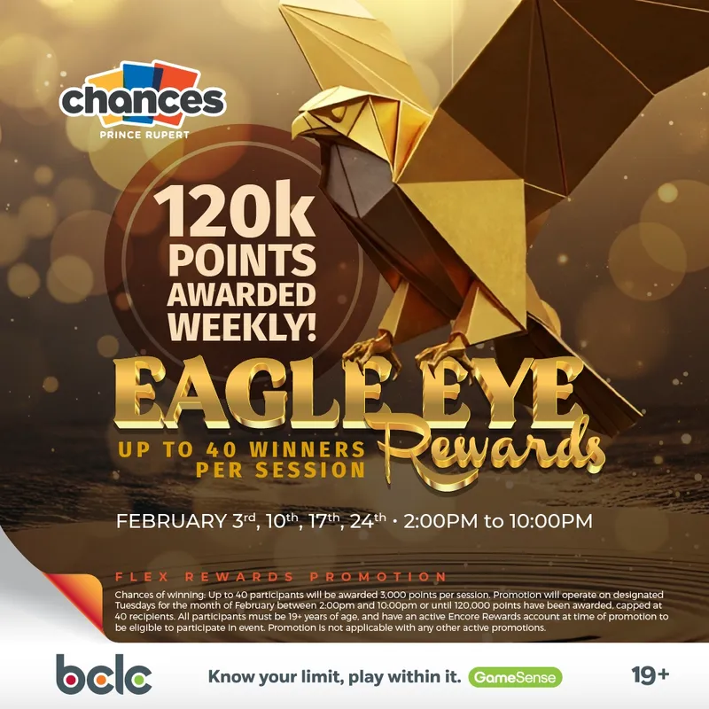Eagle Eye Reward promotion for February