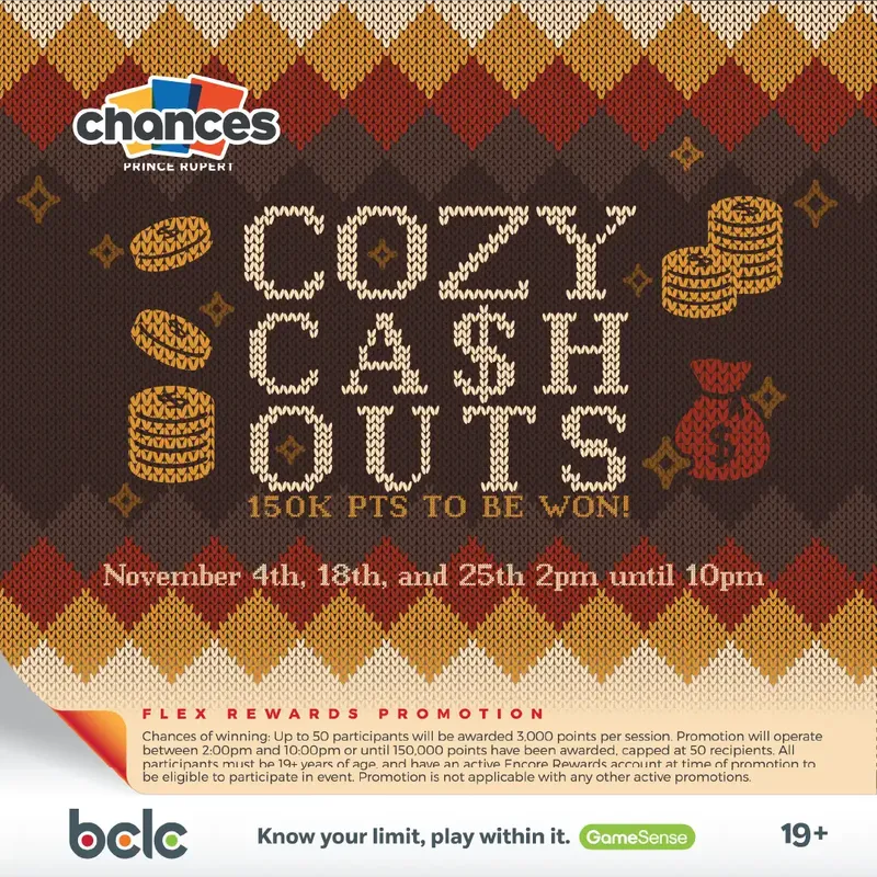 Cozy Cashouts Promotion